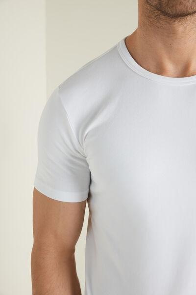White Thermal Cotton Shirt, White, large image number 3