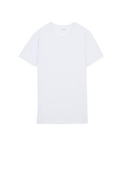 White Thermal Cotton Shirt, White, large image number 4
