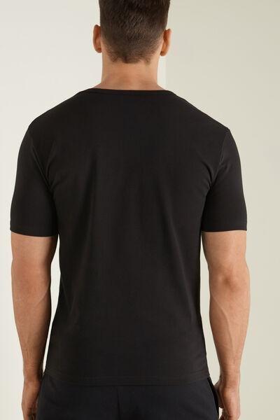 Black Thermal Cotton Shirt, , large image number 2