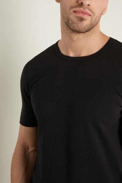 Black Thermal Cotton Shirt, , large image number 3
