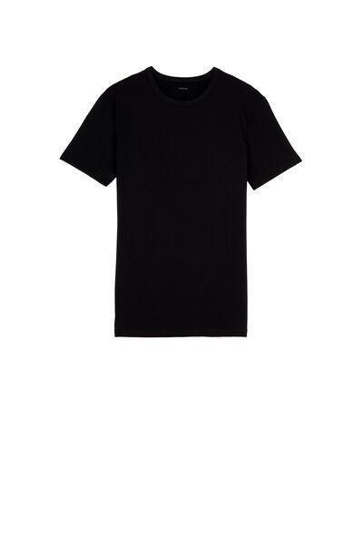 Black Thermal Cotton Shirt, , large image number 4