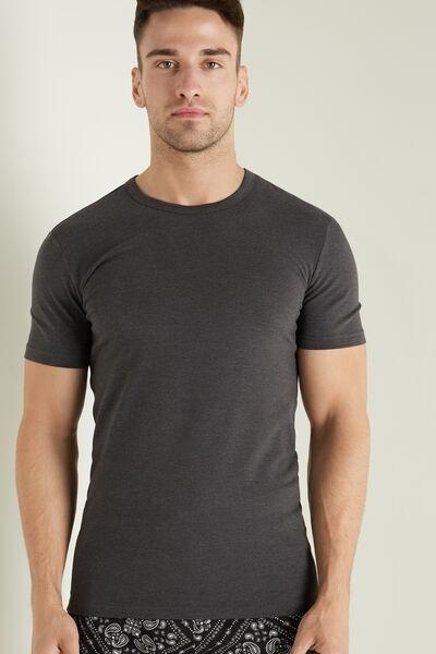 Grey Thermal Cotton Shirt, , large image number 0