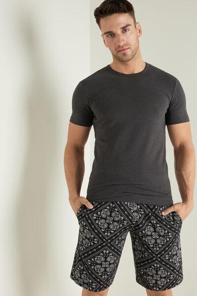 Grey Thermal Cotton Shirt, , large image number 1