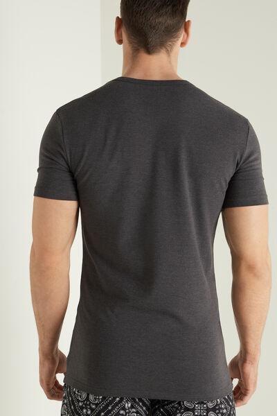 Grey Thermal Cotton Shirt, , large image number 2