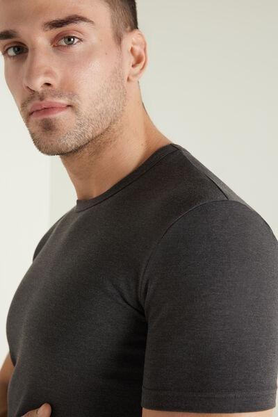 Grey Thermal Cotton Shirt, , large image number 3