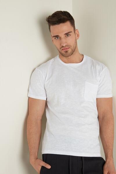 Tezenis - White Cotton Pocket T-Shirt