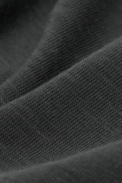 Grey Long Sleeves Slub Cotton T-Shirt, 5701_4712, large image number 5