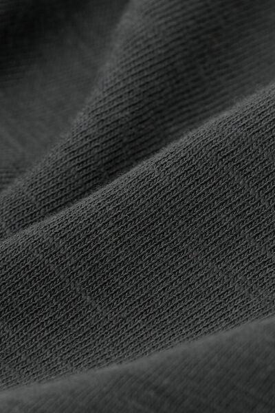 Grey Long Sleeves Slub Cotton T-Shirt, 5701_4712, large image number 5