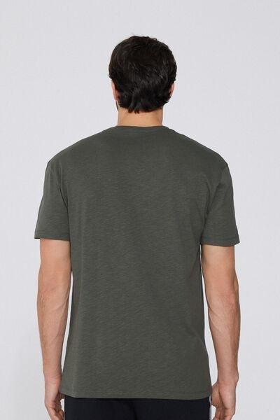 Green Pocket Detail T-Shirt, , large image number 2