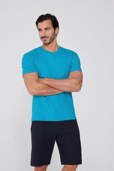 Green Pocket Detail T-Shirt, , large image number 1
