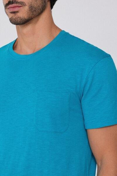 Green Pocket Detail T-Shirt, , large image number 3
