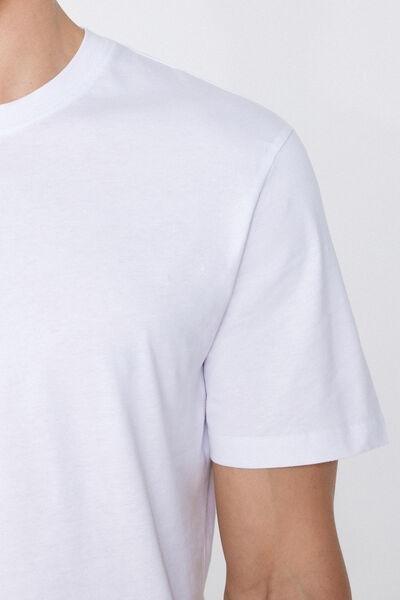 White Oversized T-Shirt, White, large image number 1