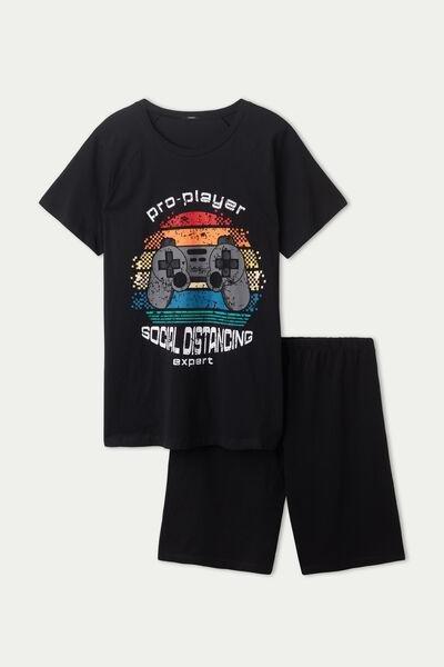 Black Printed Co-Ord Set, , large image number 4