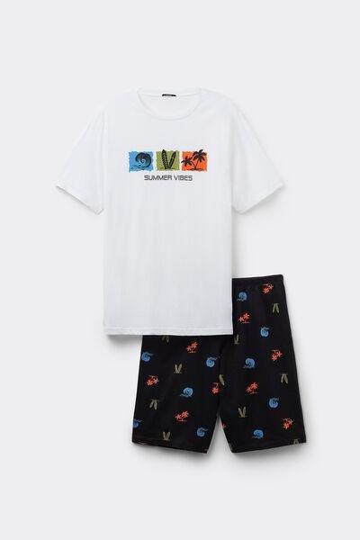 Multicolour Printed Pyjama Set, , large image number 3