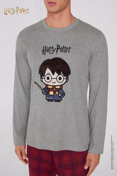Grey / Red Harry Potter Patch Cotton Pyjama Set, 5701_970Y, large image number 2