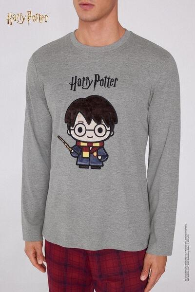 Grey / Red Harry Potter Patch Cotton Pyjama Set, 5701_970Y, medium