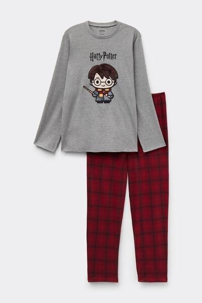 Grey / Red Harry Potter Patch Cotton Pyjama Set, 5701_970Y, large image number 3