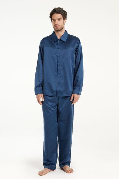 Tezenis - BLU CHIC Long Satin Pyjamas