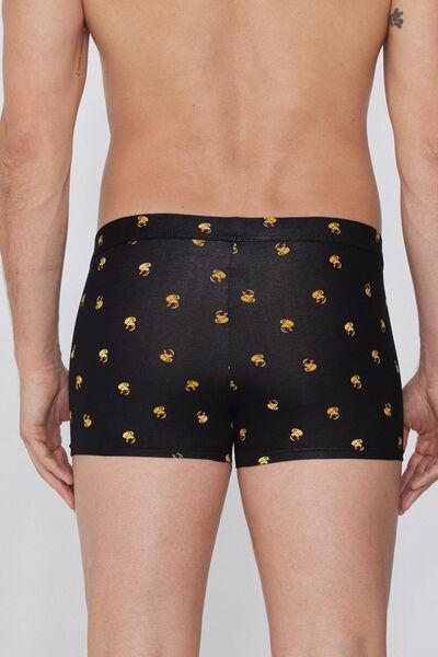 Navy Printed Stretch Boxers, 5701_565Y, large image number 1