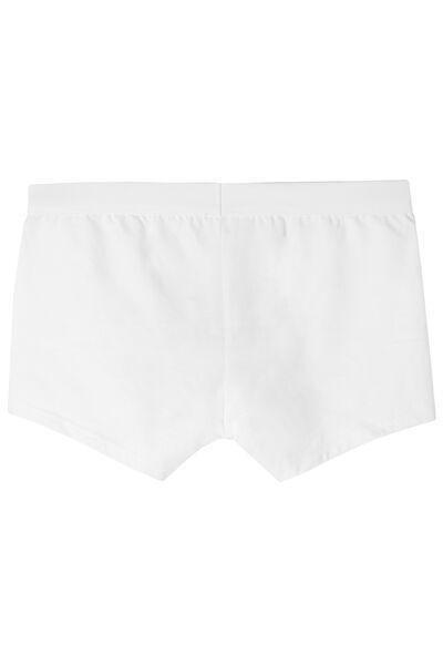 White Stretch Cotton Boxer Brief, , large image number 5