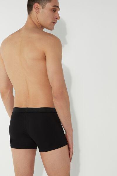 Tezenis - Black Stretch Cotton Boxer Brief