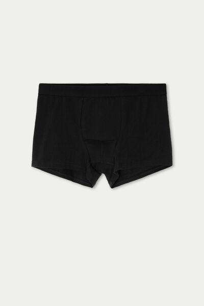 Tezenis - Black Stretch Cotton Boxer Brief