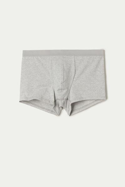 Grey Stretch Cotton Boxer Brief, , large image number 7