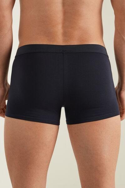 Tezenis - Navy Stretch Cotton Boxer Brief