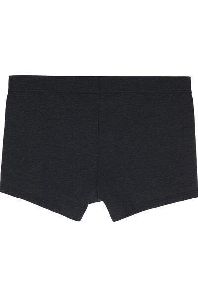 Grey Stretch Cotton Boxer Brief, Dark Grey Blend, large image number 6