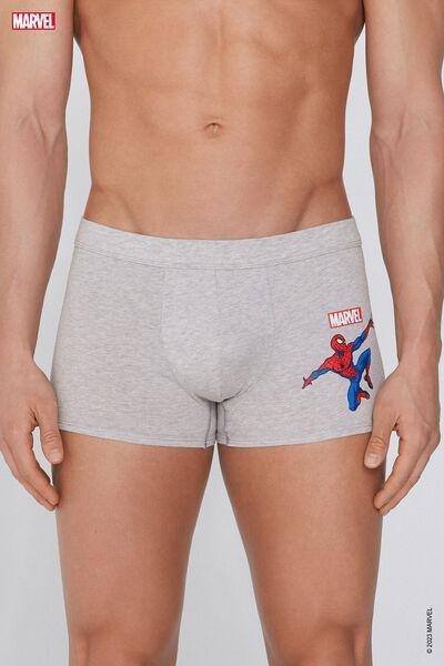 Grey Printed Boxers, , medium