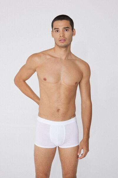 White Lightweight Boxers, White, medium