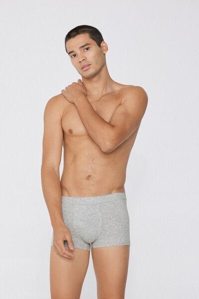 Gray Second Skin Lightweight Boxers, Light Grey Blend, medium