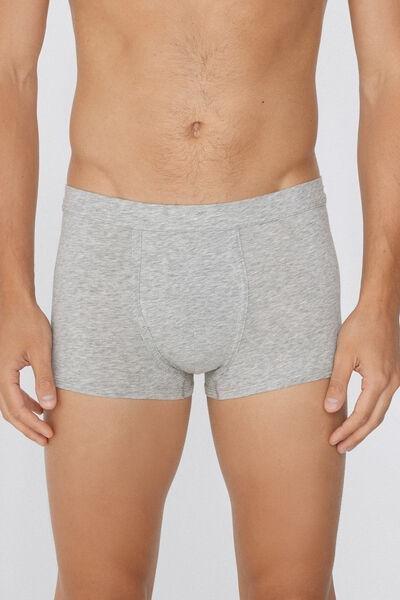 Gray Second Skin Lightweight Boxers, Light Grey Blend, medium