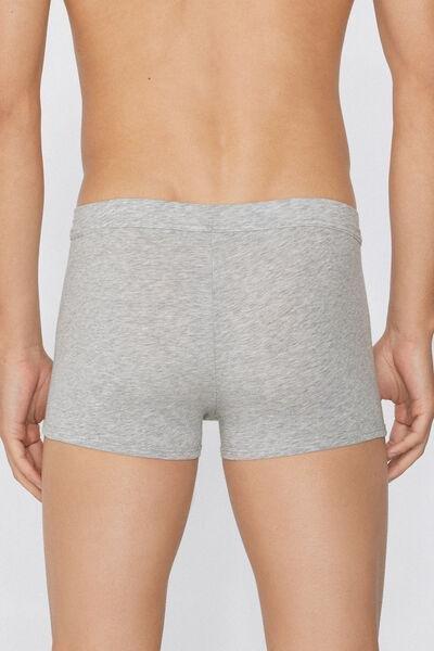 Gray Second Skin Lightweight Boxers, Light Grey Blend, medium