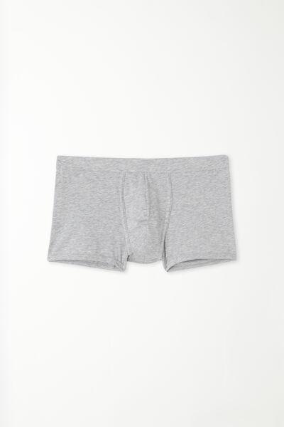 Gray Second Skin Lightweight Boxers, , large image number 4