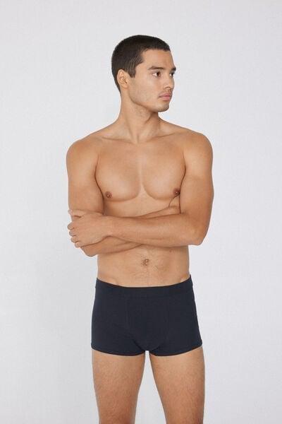 Navy Lightweight Boxers, Deep Blue, medium