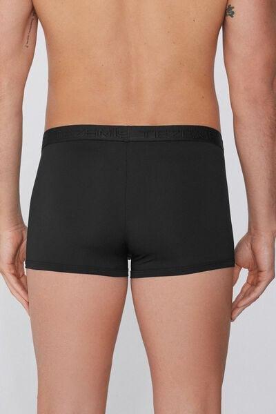 Black Elastic Boxers, Black, large image number 2