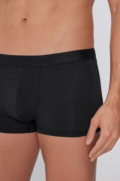Black Elastic Boxers, Black, large image number 3