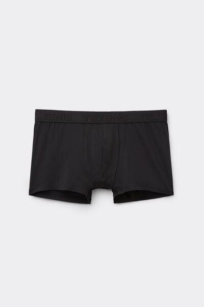 Black Elastic Boxers, Black, large image number 4