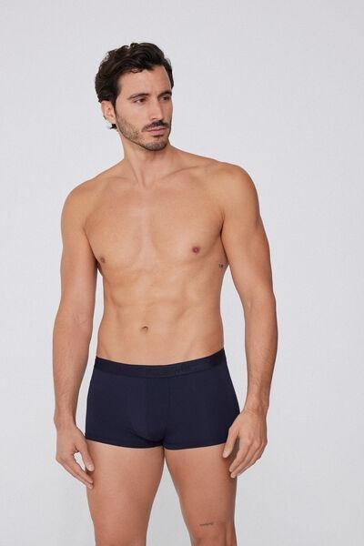 Navy Elastic Boxers, , large image number 1