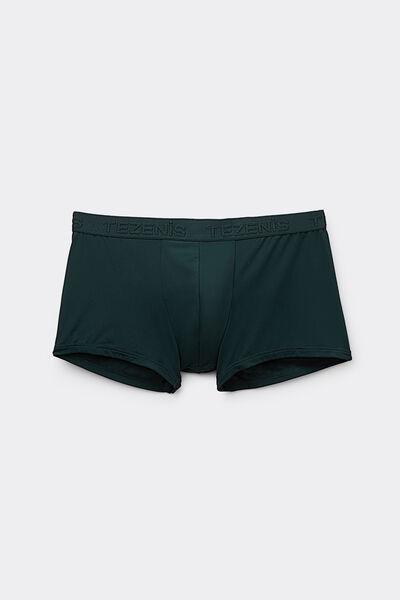 Navy Elastic Microfibre Boxers, , large image number 4