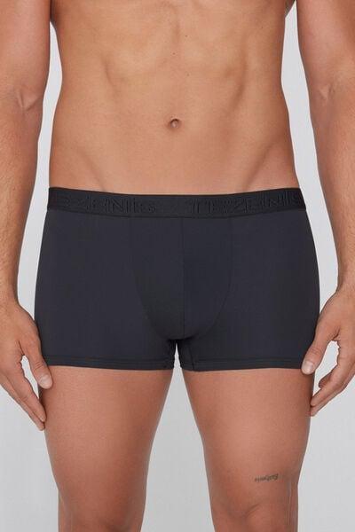 Grey Elastic Cotton Boxers, 5701_4712, large image number 1