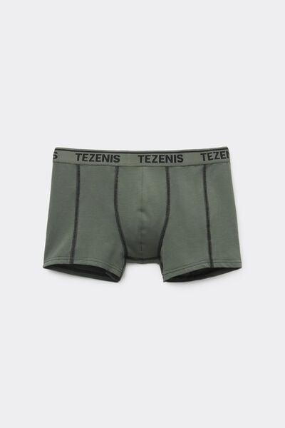 Green Contrasting Seams Boxers, 5701_387Y, large image number 3