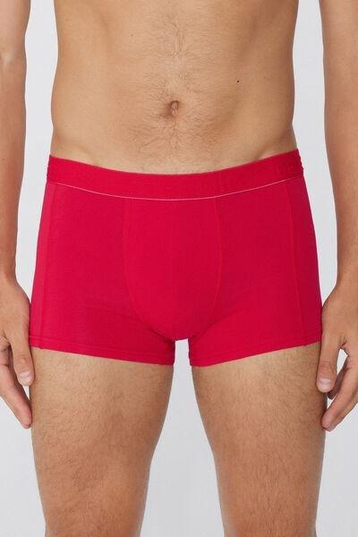 Red Printed Cotton Boxers, , large image number 0