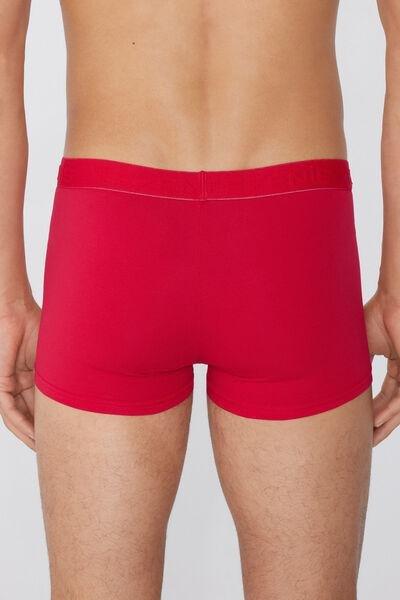 Red Printed Cotton Boxers, , large image number 2