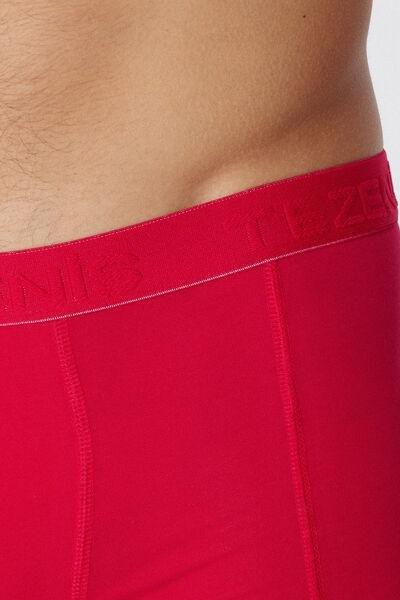 Red Printed Cotton Boxers, , large image number 3
