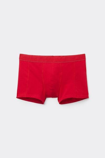 Red Printed Cotton Boxers, , large image number 4