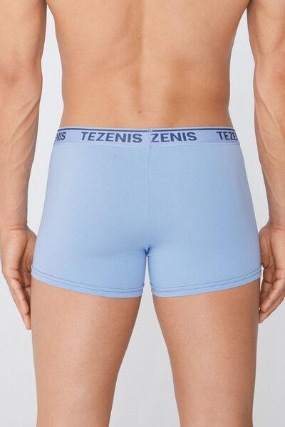 Blue Contrasting Seams Boxers, , large image number 2