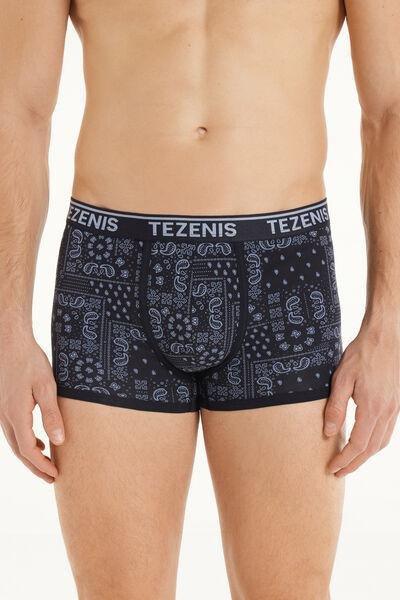 Cotton Logo Boxer Briefs with Contrasting Edging 