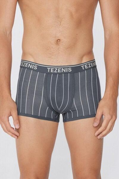 Grey Printed Boxers, 5701_629W, large image number 1